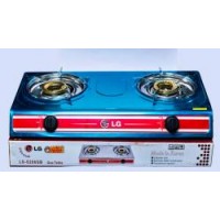 Stainless LG Double Burner Gas cooker